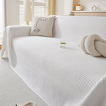 Cooling Comfy Throw Sofa Cover, Textured & Breathable, Multi-Use Decorative Couch Covers for Summer