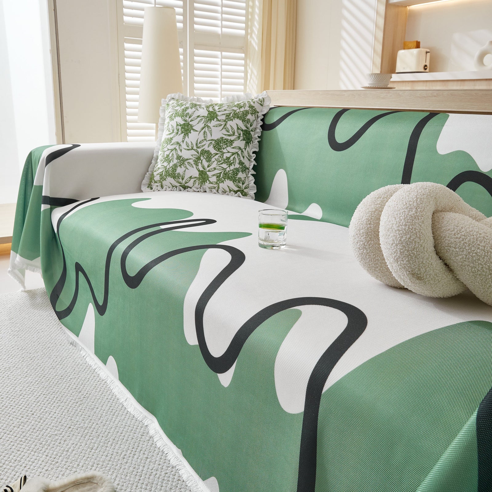 Lightweight Washed Soft Breathable Throw Blanket Perfect for Summer, Great Blanket Layer for Couch