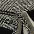 Reversible Herringbone Sofa Cover, 2-in-1 Classic British Throw Blanket for Couch