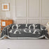 Chenille Jacquard Alphabet Sofa Blanket Cover, L Shape Sofa Cover, Reversible Couch Covers for Dogs