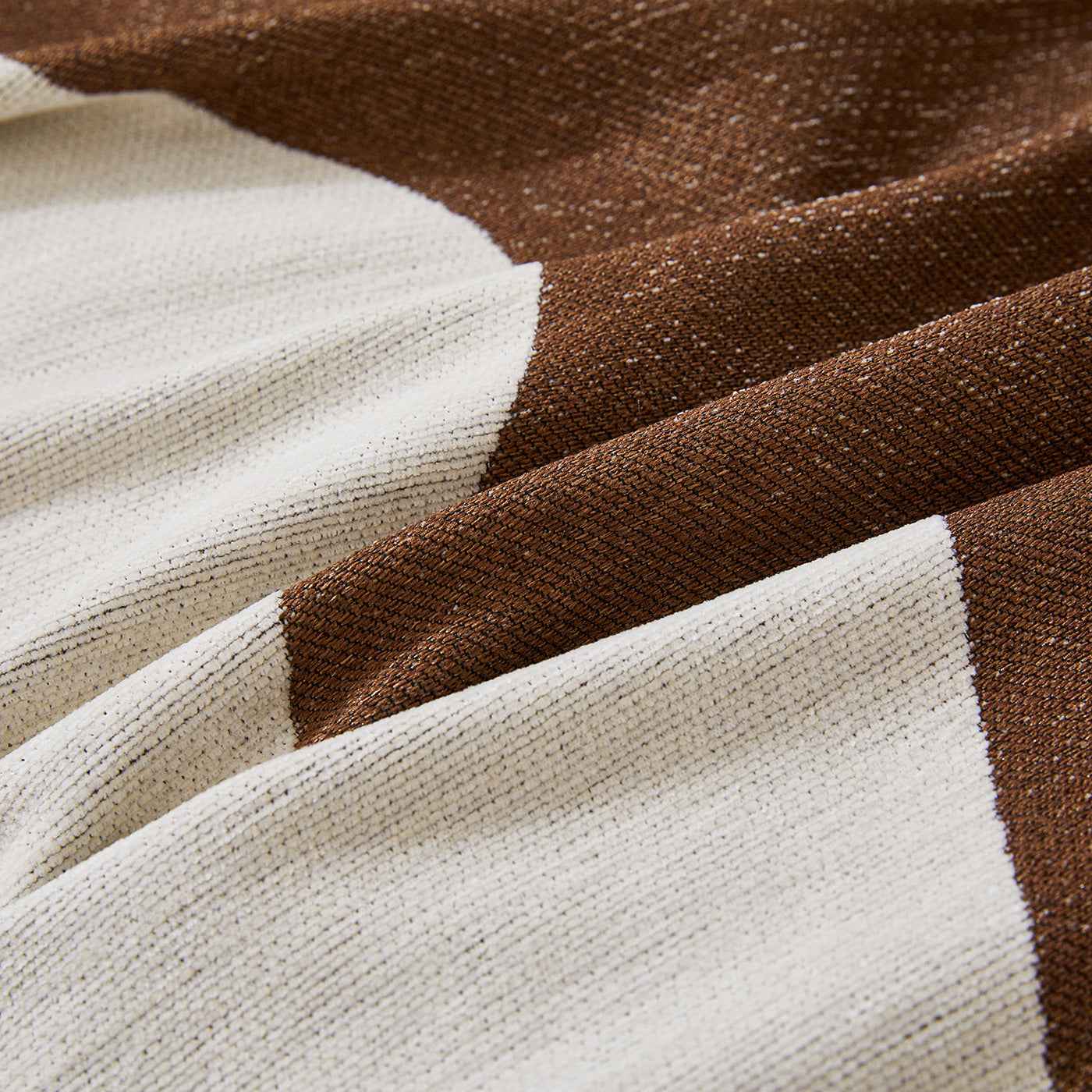 Chenille Minimalist Wavy Sofa Throw Cover, Cozy Blankets for Couch, Machine Washable Couch Protector