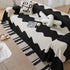 Chenille Minimalist Wavy Sofa Throw Cover, Cozy Blankets for Couch, Machine Washable Couch Protector