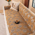 French Country Floral Sofa Cover with Ruffled Skirt, Farmhouse Decor for Living Room