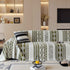 Bohemian Tufted Sofa Cover, Plush Fleece Throw Blanket with 3D Woven Aztec Stripes
