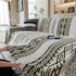 Bohemian Tufted Sofa Cover, Plush Fleece Throw Blanket with 3D Woven Aztec Stripes