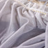 Elegant Botanical Sofa Cover with Pleated Tulle Skirt, Vintage Floral Couch Protector