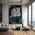 Owl Double Exposure Wall Art