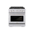 ZLINE 30"Paramount Dual Fuel Range DuraSnow® Brass Burners SDRS-BR-30