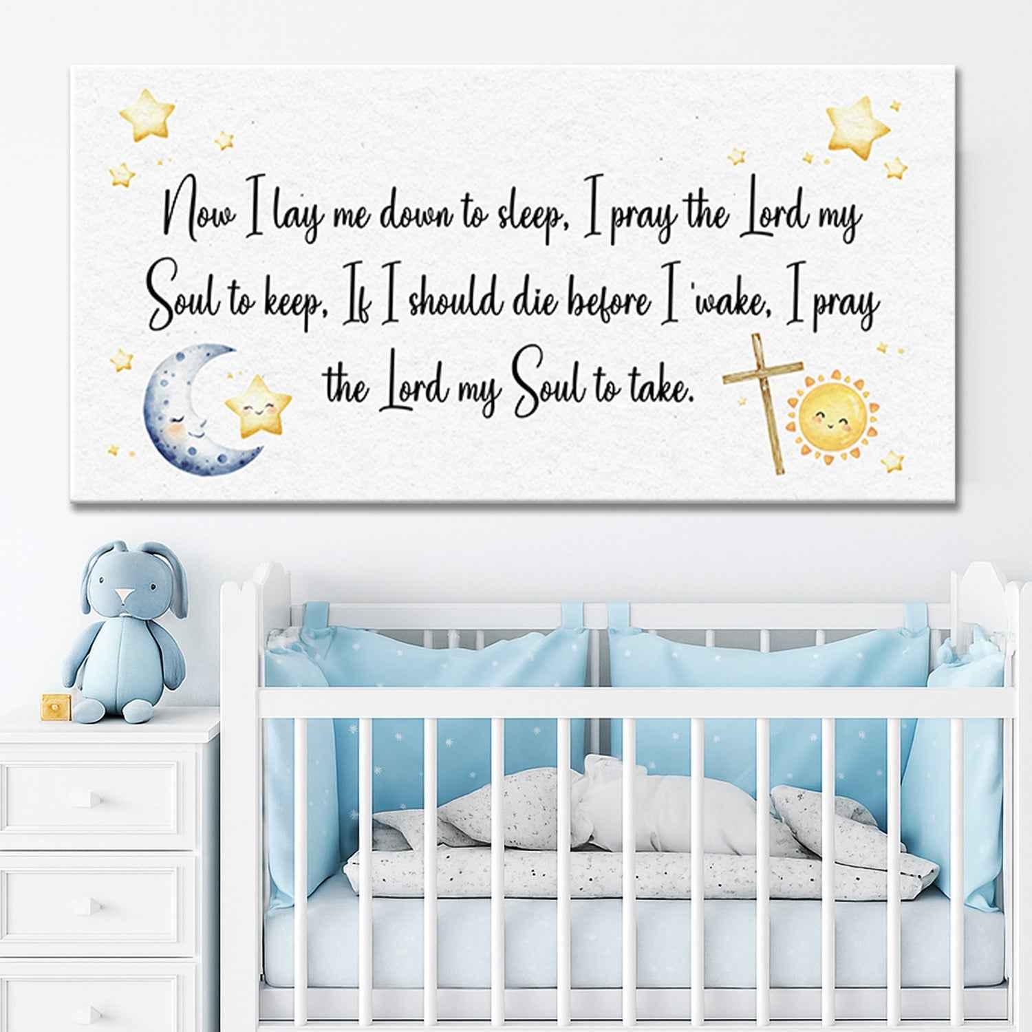 I Lay Me Down To Sleep Faith Sign