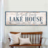 Personalized Lake House Sign V