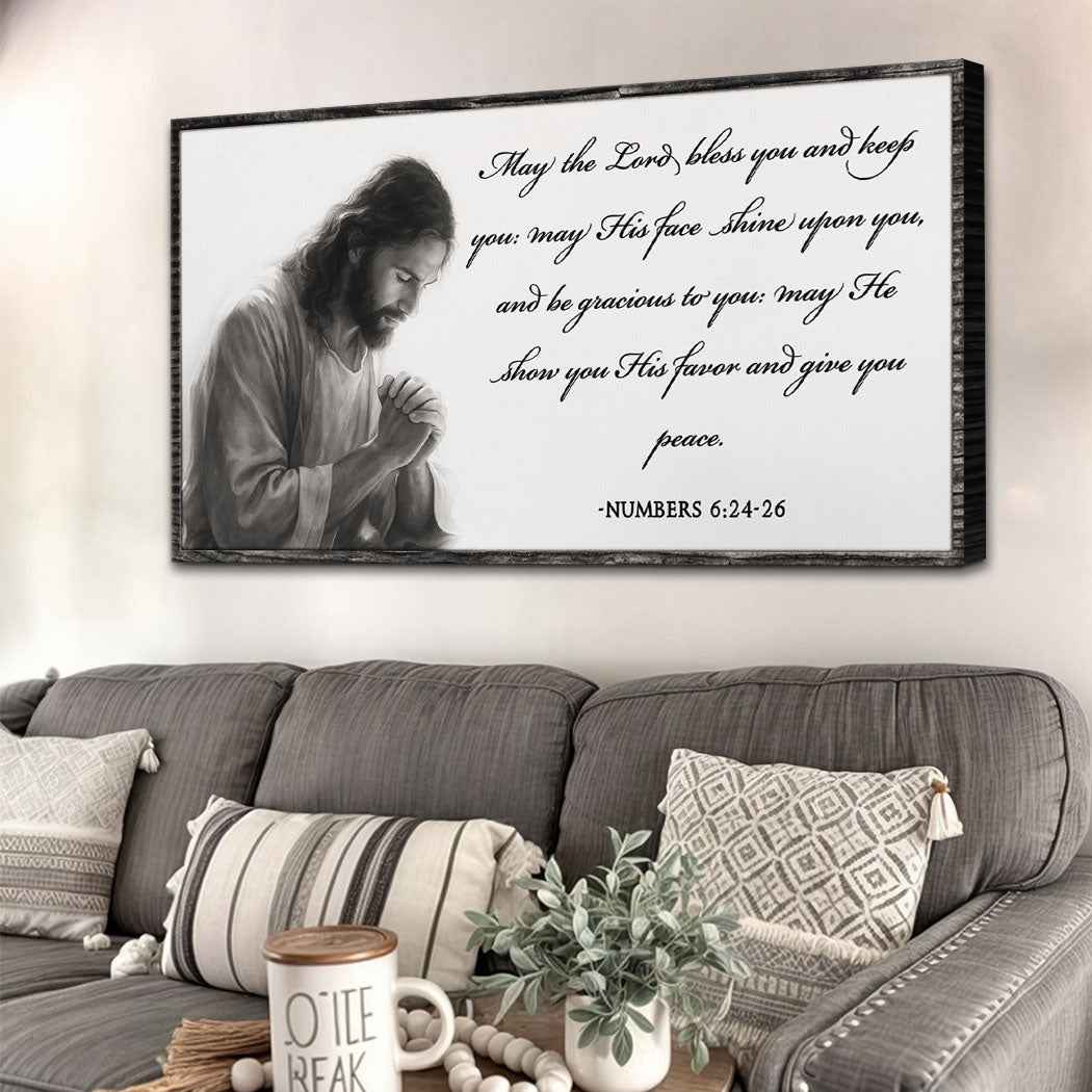 Numbers 6:24-26 - May The Lord Bless You Faith Sign IV