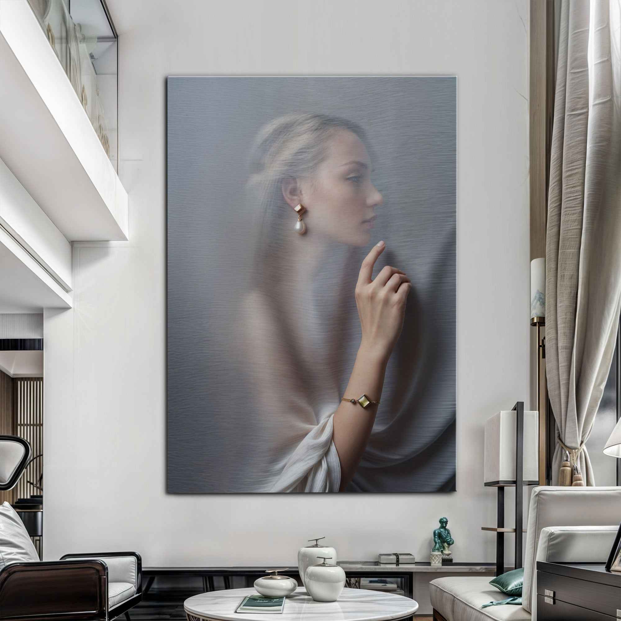 Behind Curtain Wall Art