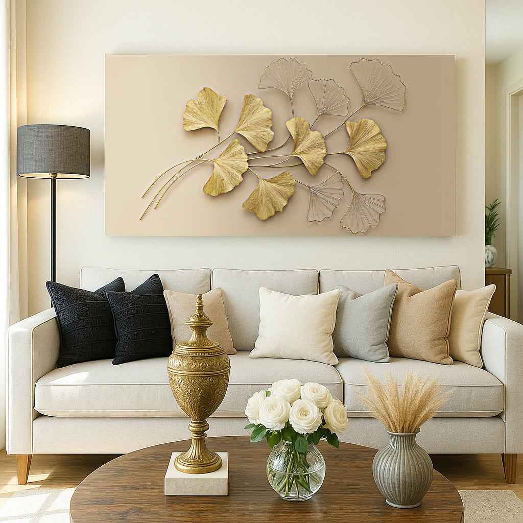 Golden Botanical Wall Art