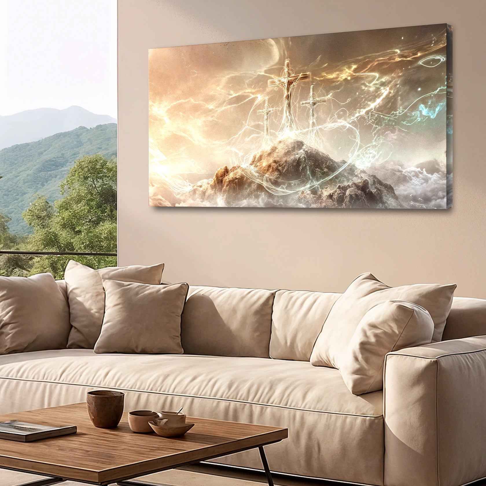 He Is Risen Faith Wall Art
