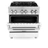 ZLINE 30" Bundle Range RA-WM-30 & Range Hood KB-30, 2KP-RAWMRH30