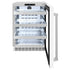 ZLINE 24" Touchstone 151 Can Beverage Fridge White Matte Glass Door RBSO-WM-24