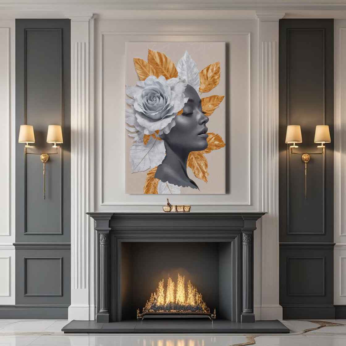 Floral Majesty Wall Art IV