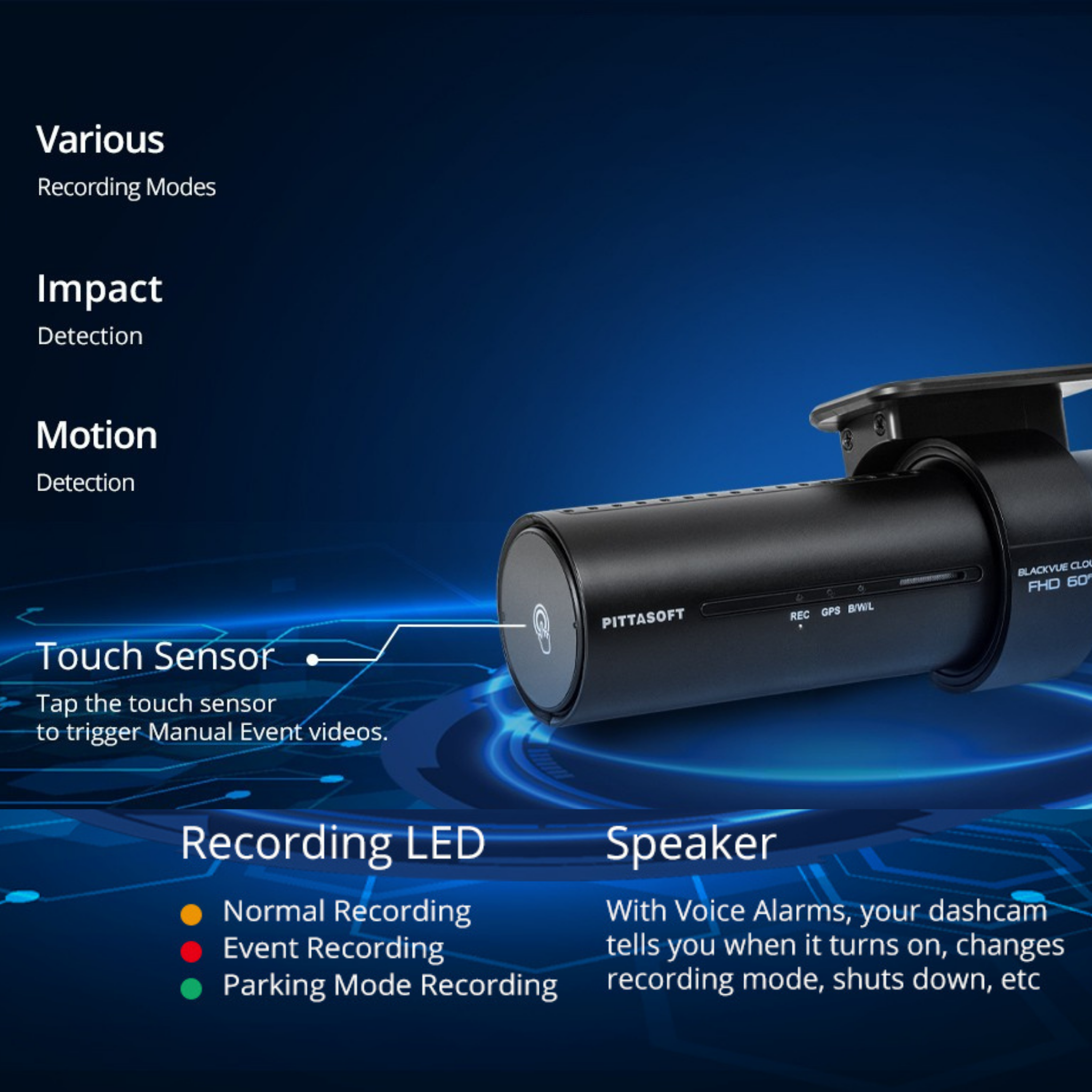 BlackVue DR770X-2CH Full HD 60FPS Cloud II Dash Cam