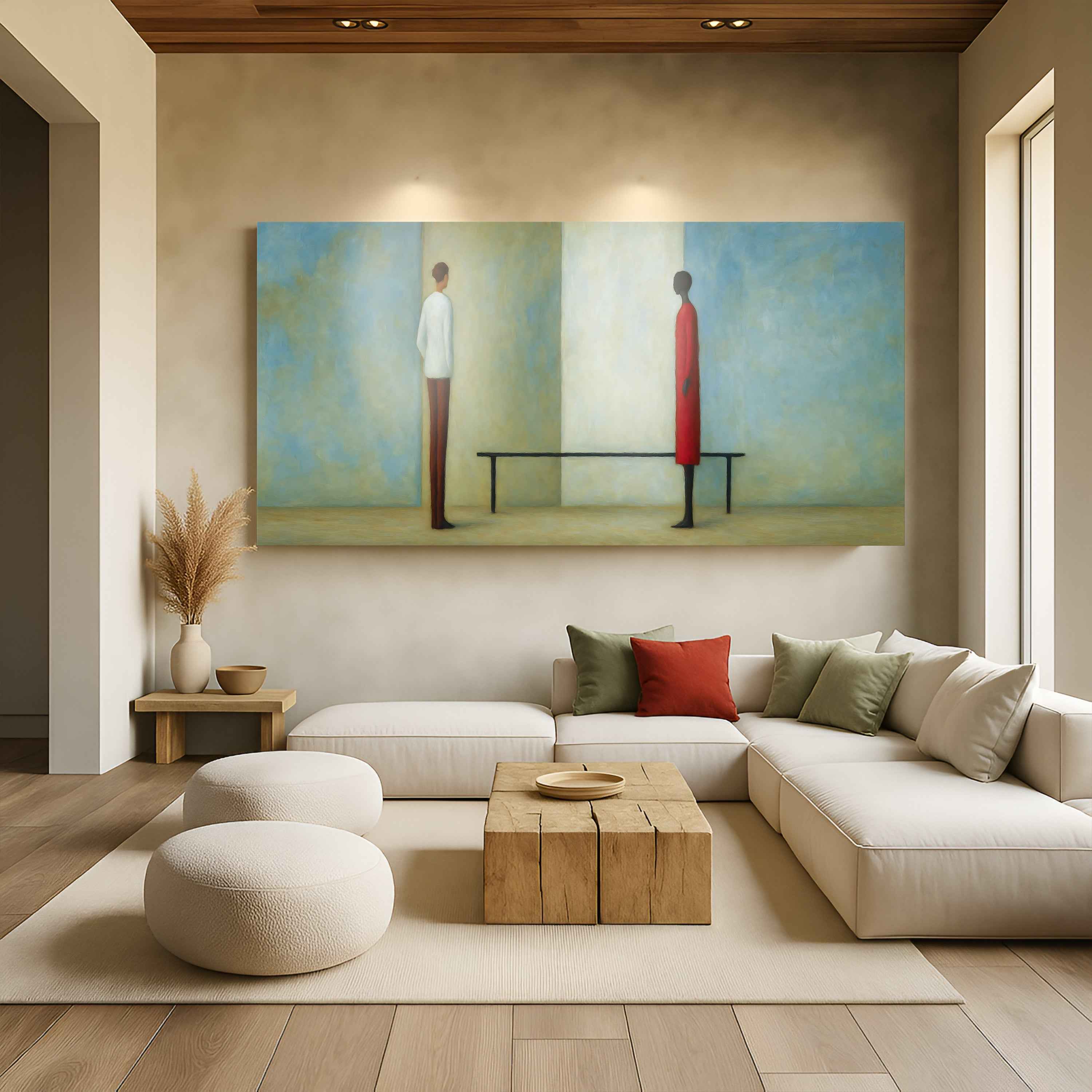 Confrontation Abstract Wall Art