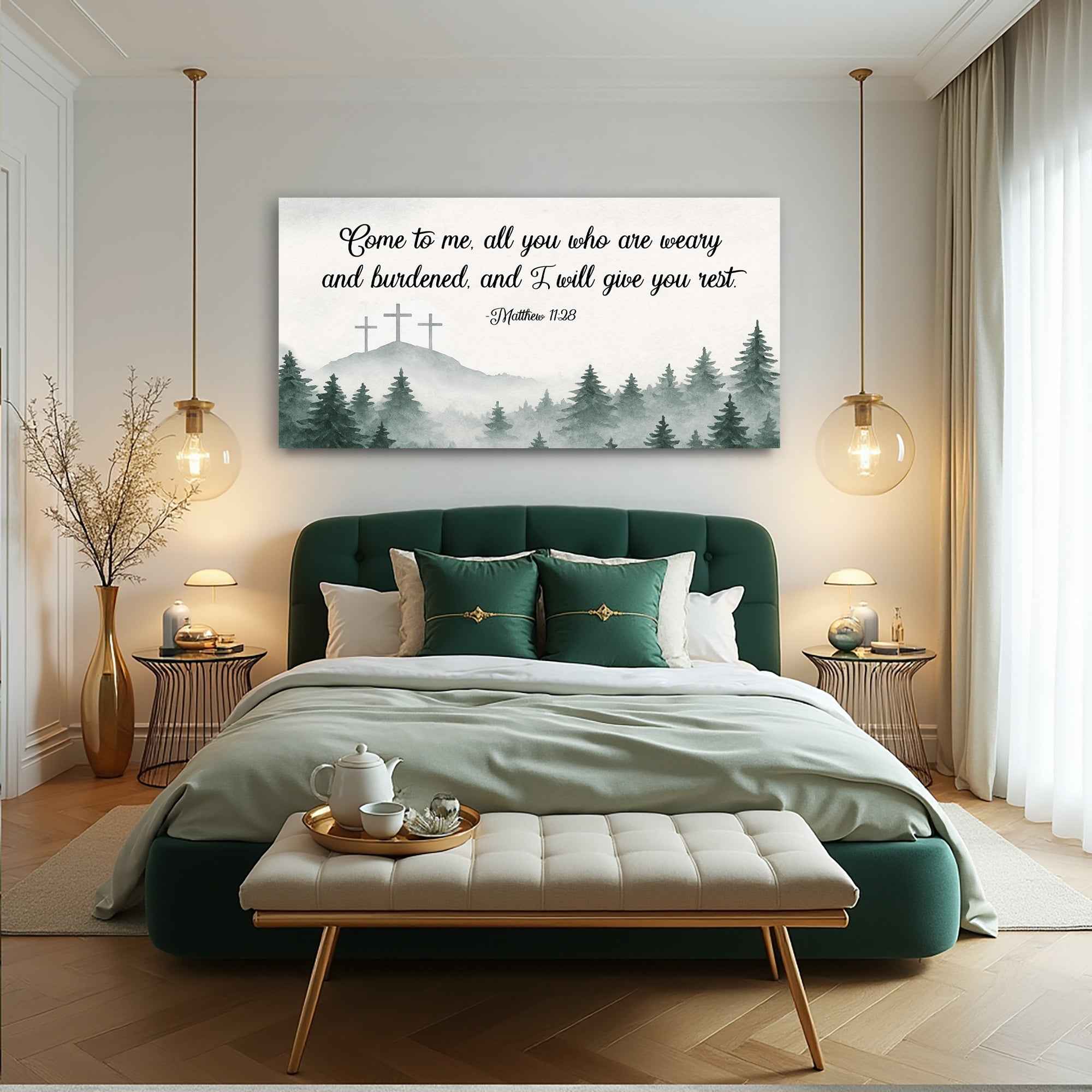 Come To Me - Matthew 11:28 Faith Sign II