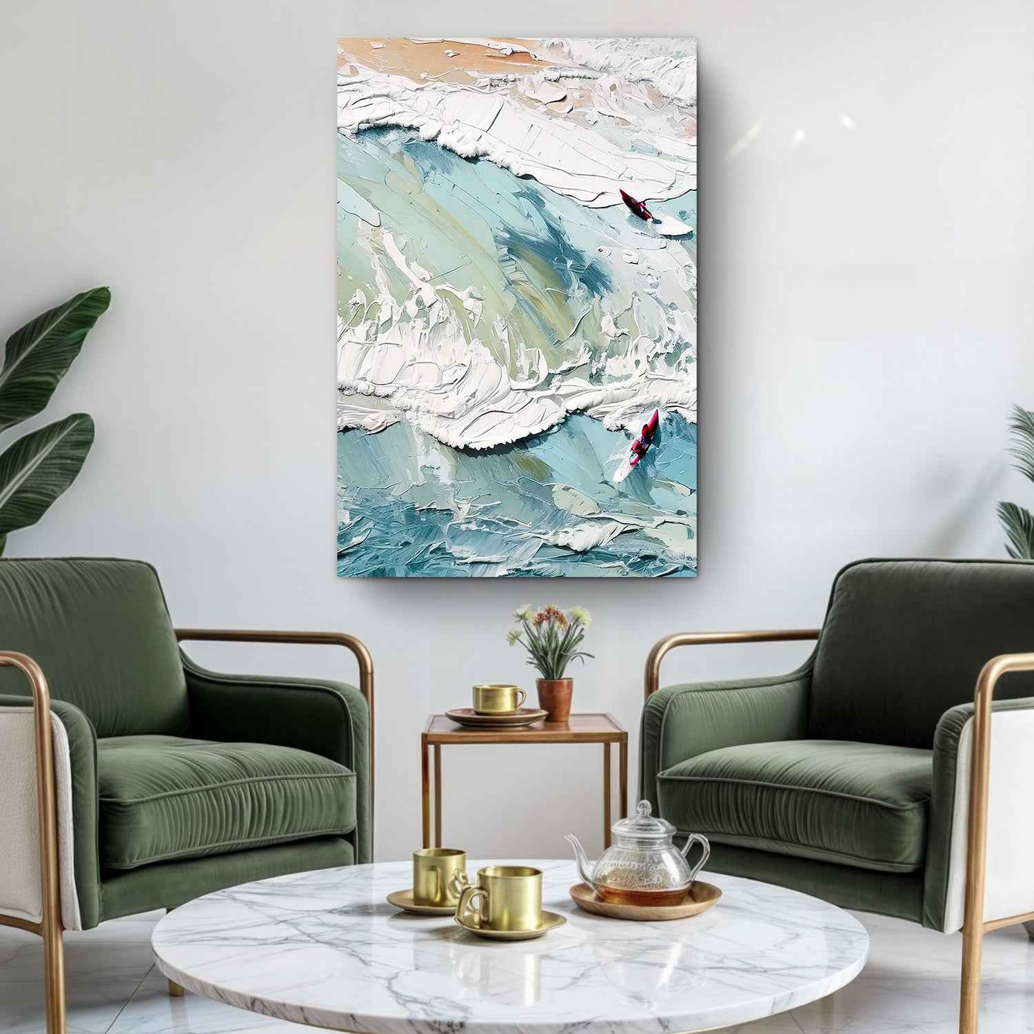 3D Sea Wall Art