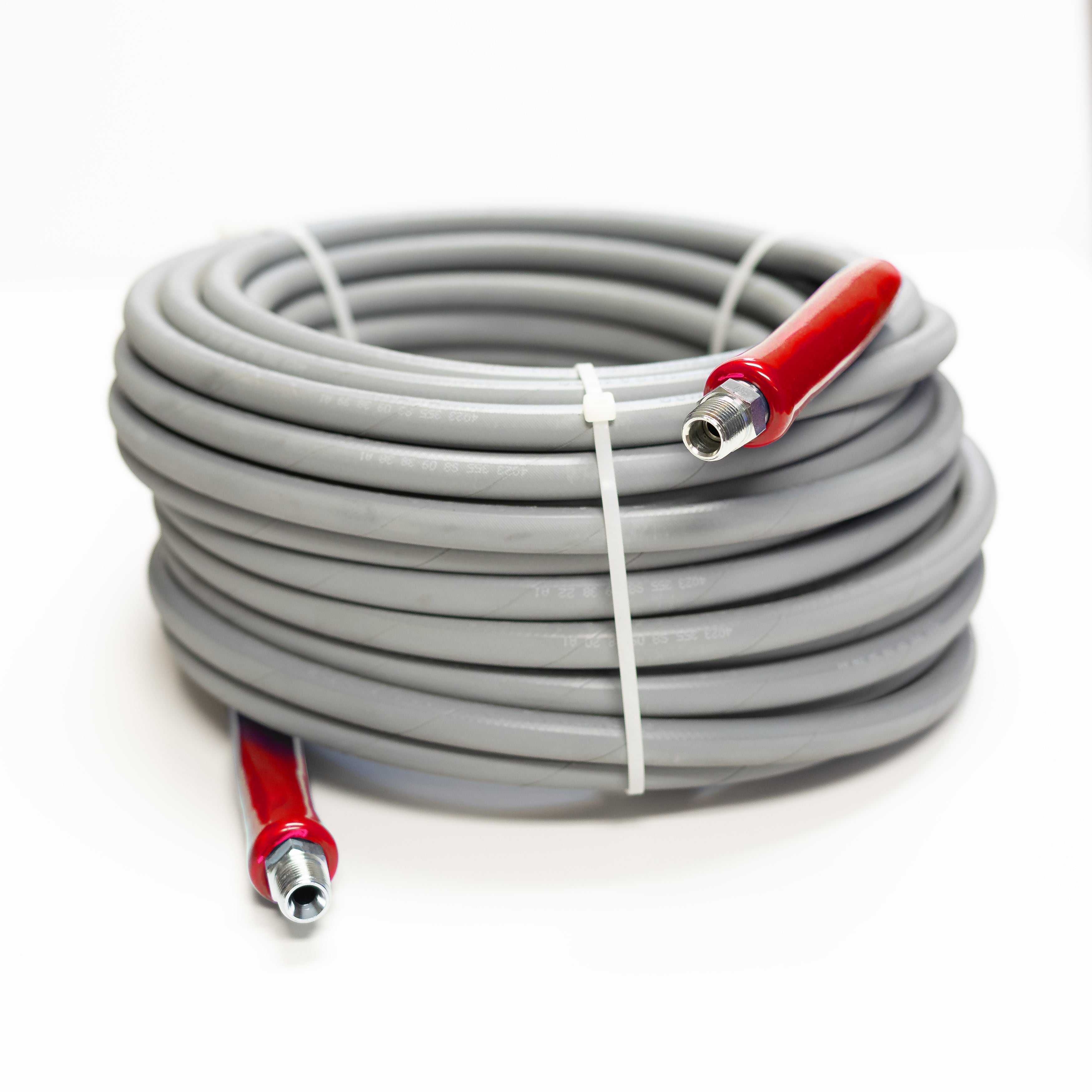 3/8" x 100' Gray Cover | 6,000 PSI Pressure Washer Hose Assembly