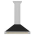 ZLINE 36" Autograph Stainless Wall Range Hood KB4SNZ-BLM36-CB