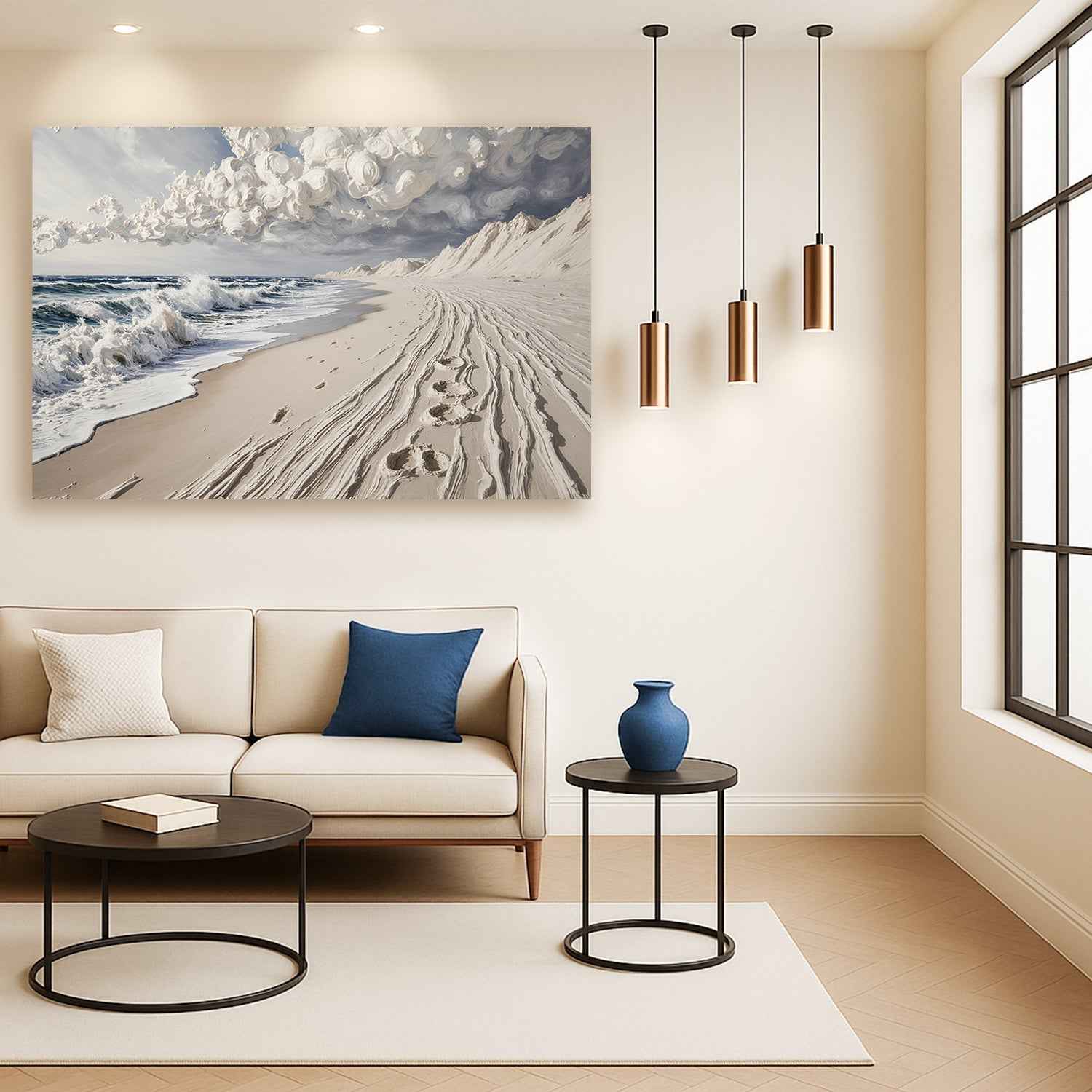 Footprints in the Sand Wall Art