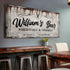 PWhitetails and Whiskey Sign: Perfect for Personalized Basement Bar Sign and Man Cave Wall Decor