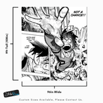 Midoriya Manga Panels Wallpaper Mural. #A1016