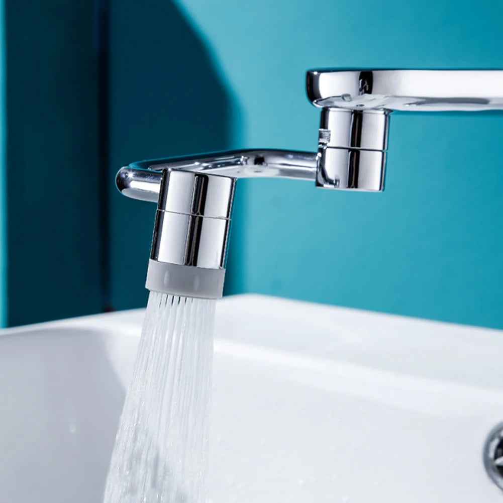 1080° Rotating Faucet Extender Kitchen Tap Aerator Dual Spray Sink Attachment