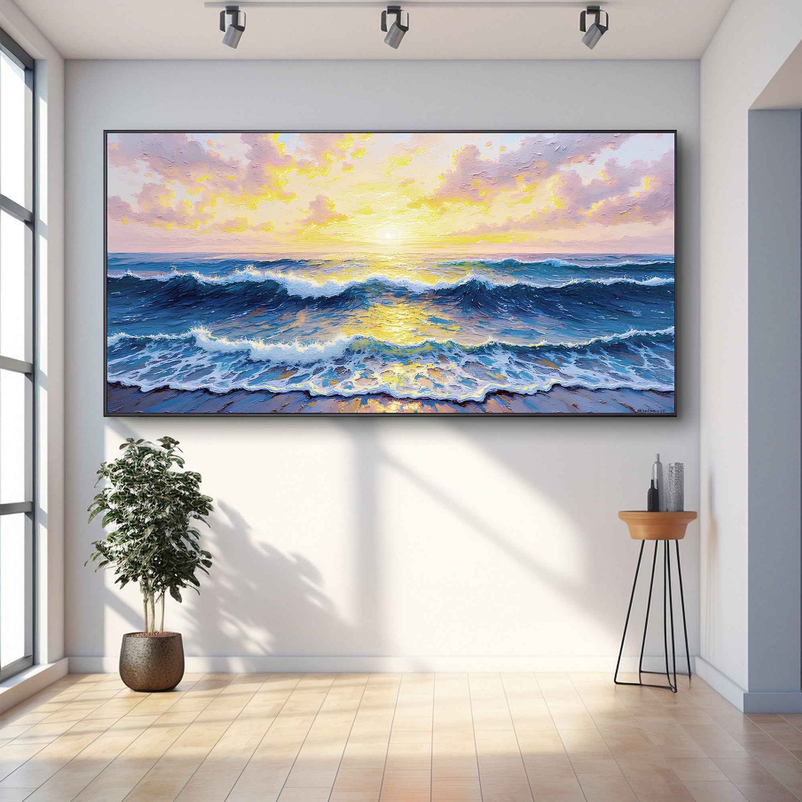 Golden Horizon Wall Art