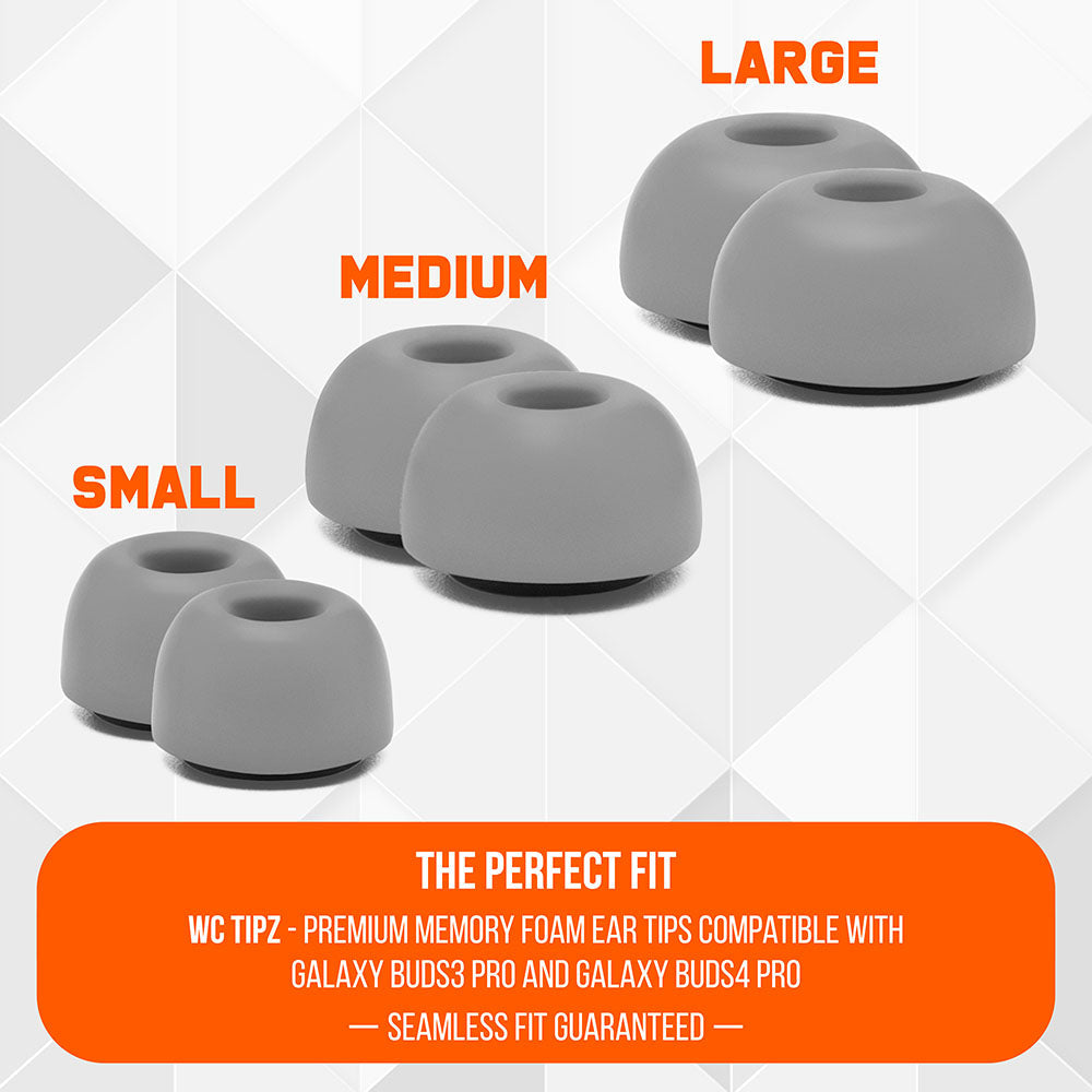 Galaxy Buds 3 Pro Memory Foam Ear Tips - WC TipZ Galaxy