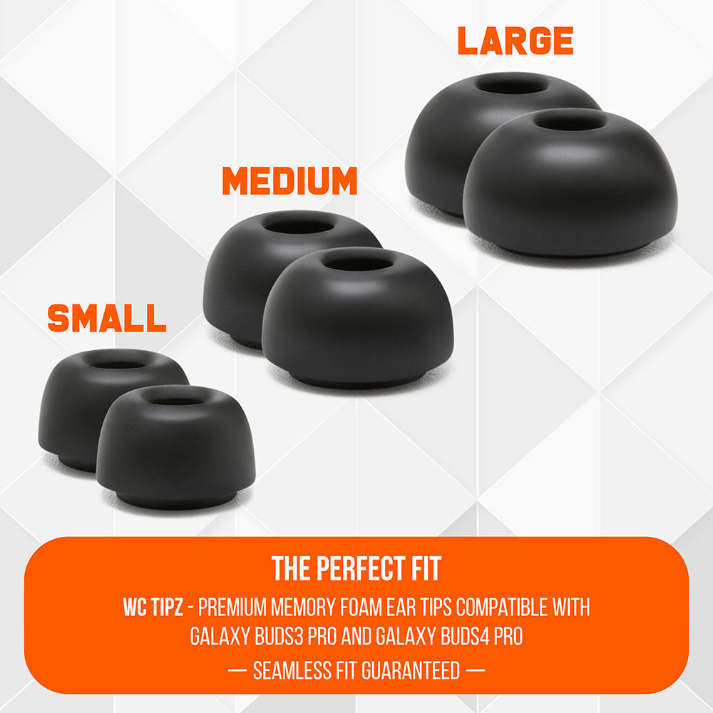 Galaxy Buds 3 Pro Memory Foam Ear Tips - WC TipZ Galaxy