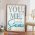 You Me and the Sea Coastal Sign II