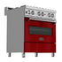 ZLINE 36" Bundle Range RAS-RG-36 & Range Hood 8654RG-36, 2KP-RASRGRH36
