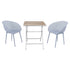 2 Pack Lounge Chair Set & Folding Square Table