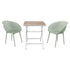 2 Pack Lounge Chair Set & Folding Square Table