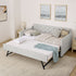 Daybed With Pop Up Trundle And USB Charging Armrest