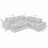 Sectional Sofa With Moveable Ottoman