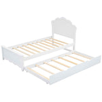 Platform Bed With Headboard And Trundle