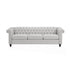 Chesterfield Style 3 Seater Sofa with Deep Button Tufting - Multiple Colors