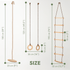 3 in 1 Swing & Climbing Set: Rope Ladder, Gym Rings & Disc Swing