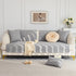 Cotton Quilted Sofa Cover, Non-Slip Couch Protector Fits Backrest, Seat & Armrest