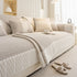 Herringbone Sofa Protector Cover, Non-Slip Couch Cover for Seat, Back & Arms