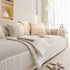 Herringbone Sofa Protector Cover, Non-Slip Couch Cover for Seat, Back & Arms