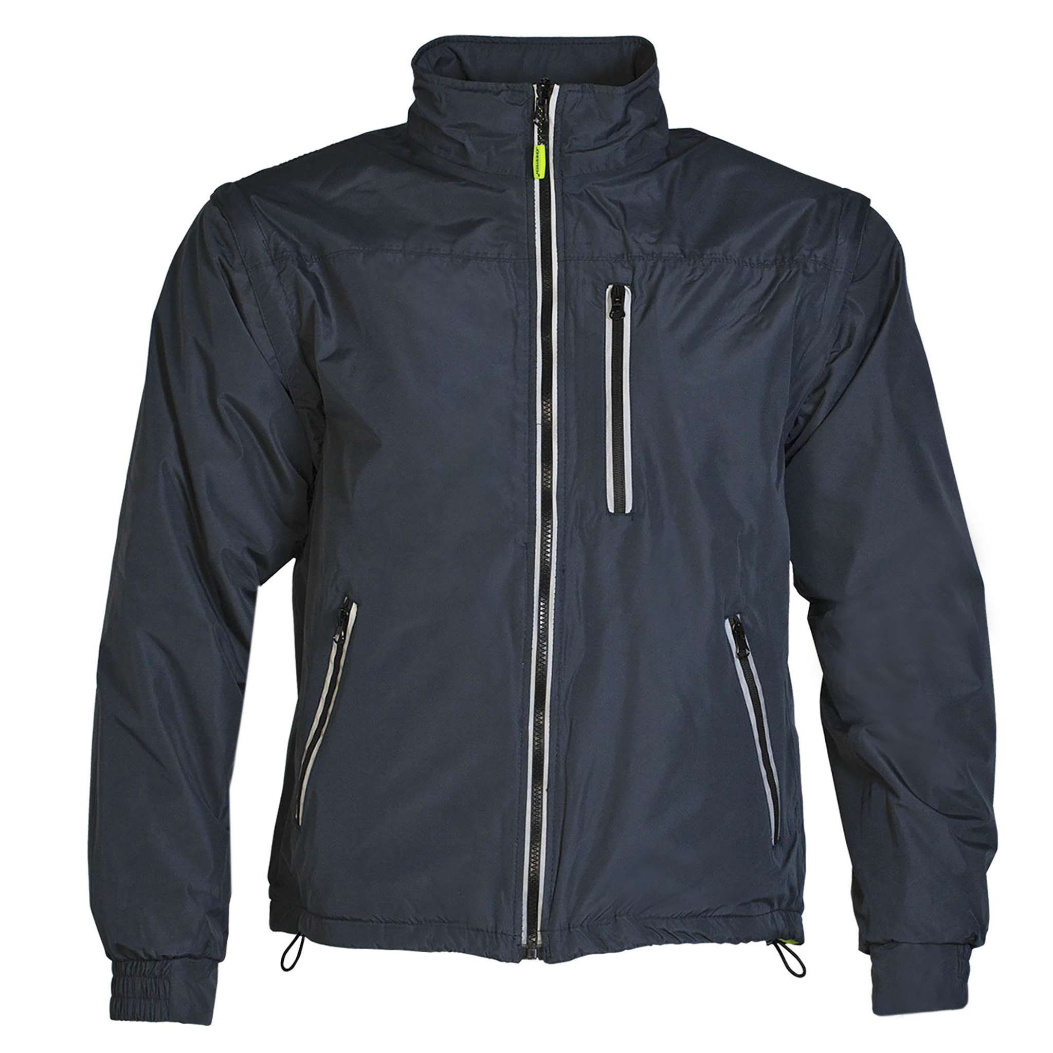 4 in 1 Hi-Vis Reversible Safety Jacket with Removable Sleeves