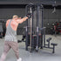 4 Stack Megatron Standard Jungle Gym - 2 Colors - Muscle D Fitness - Low Row, Lat Pulldown, Single Handle Hi/low Pulley, Double Hi/Low Pulley