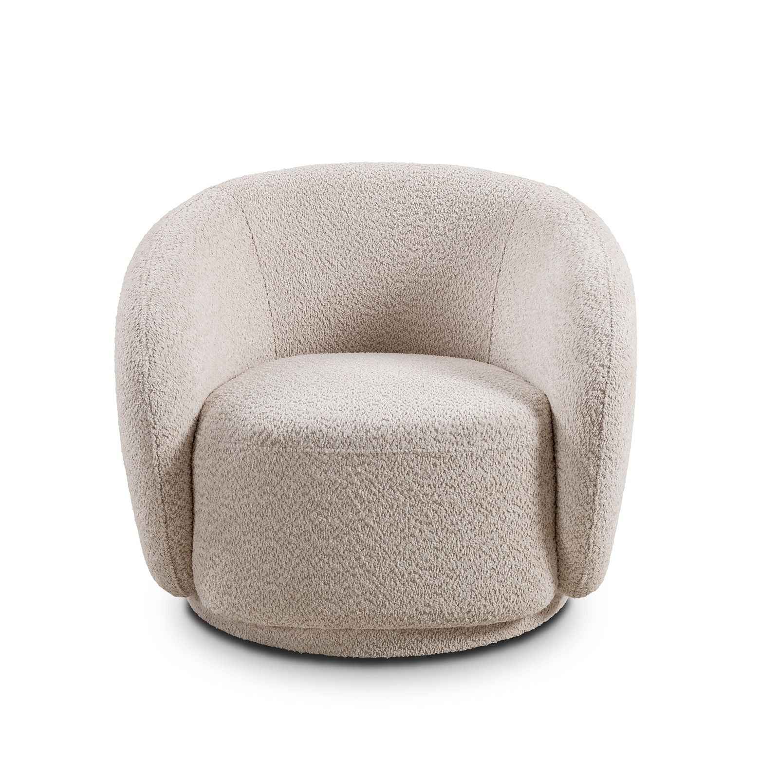 Swivel Accent Upholstered Barrel Chair
