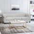Chesterfield Style 3 Seater Sofa with Deep Button Tufting - Multiple Colors